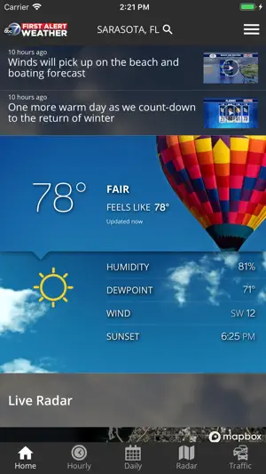 ABC7 WWSB First Alert Weather screenshot 1