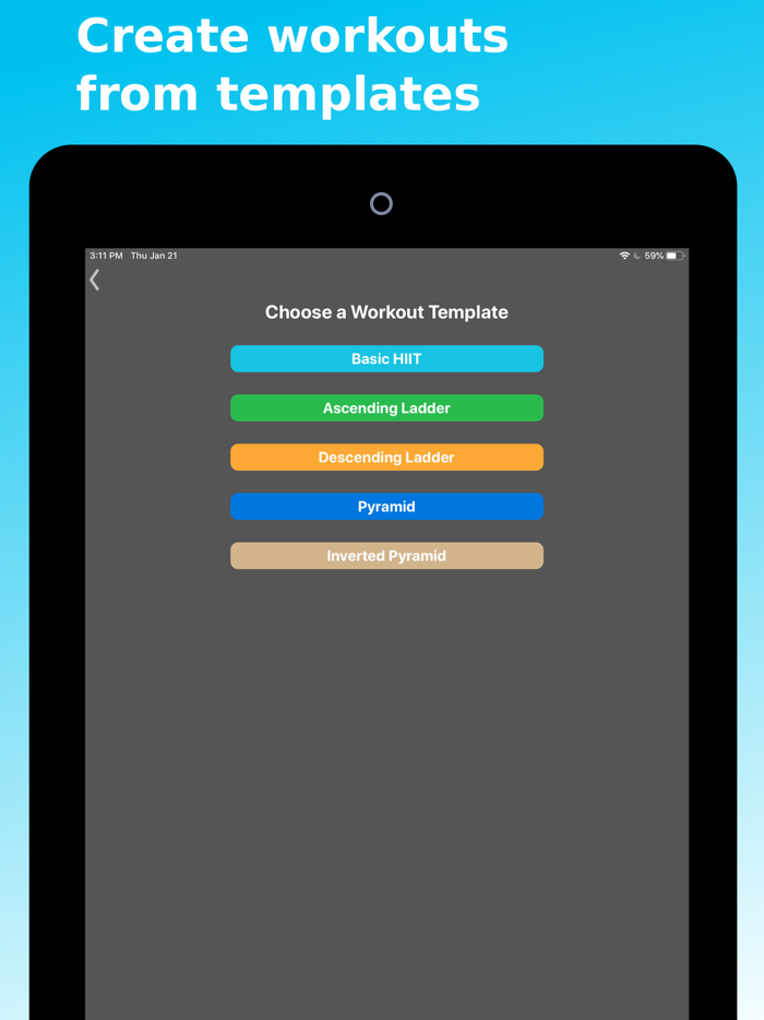 Interval Timer - HIIT Builder