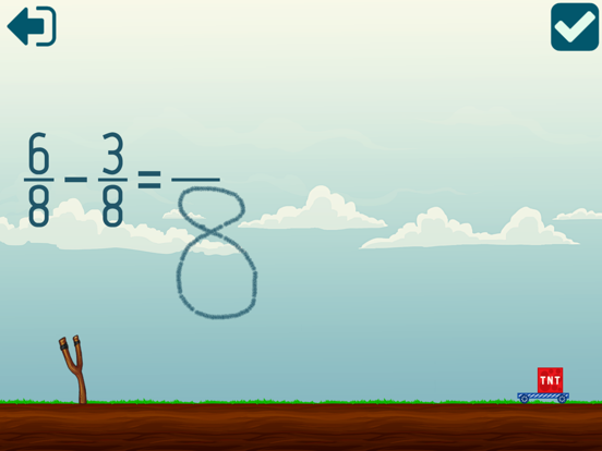 Screenshot #5 pour Math Shot Subtract Fractions