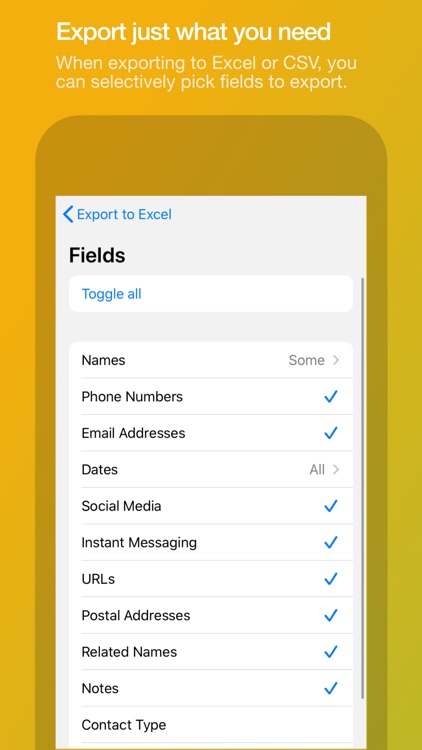 Export Contacts Pro