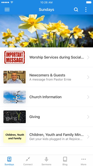 Rejoice Lutheran Church Screenshot