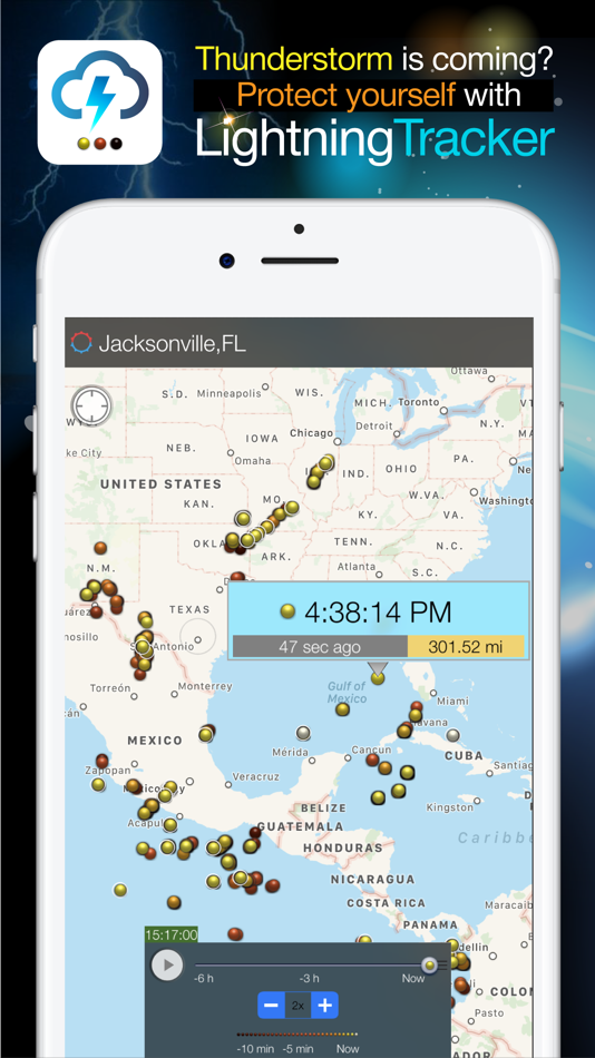 #1. Lightning Tracker (iOS) Podle: Elecont LLC