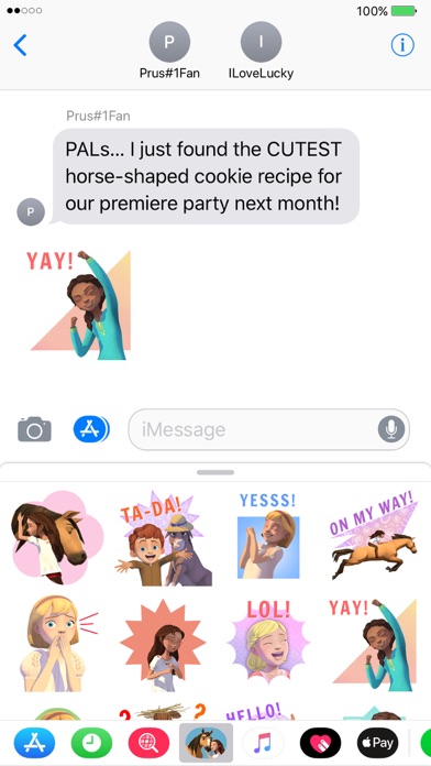 Spirit Riding Free Stickers Screenshot