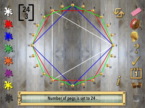 Screenshot #5 pour Circular Geoboard