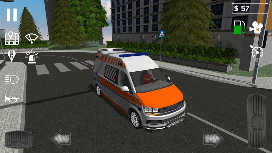#2. Emergency Ambulance Simulator (iOS) 由: SkisoSoft