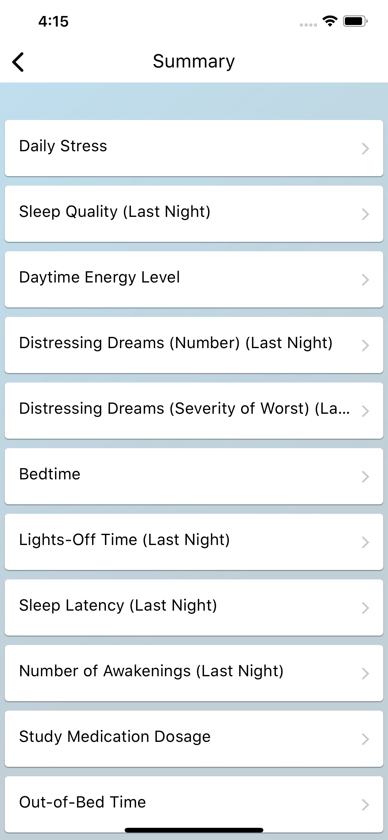 The Sleep Diary screenshot 3
