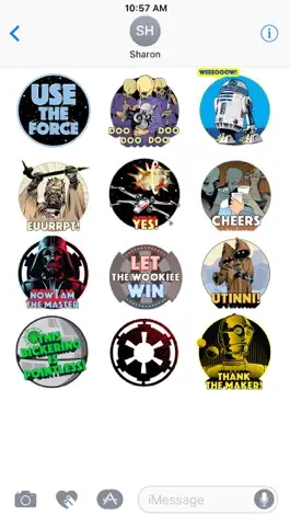 Game screenshot Star Wars Stickers: 40th Anniv apk