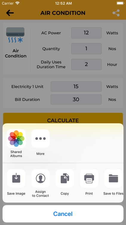 Electricity Pricing+ UnitsCalc screenshot-7