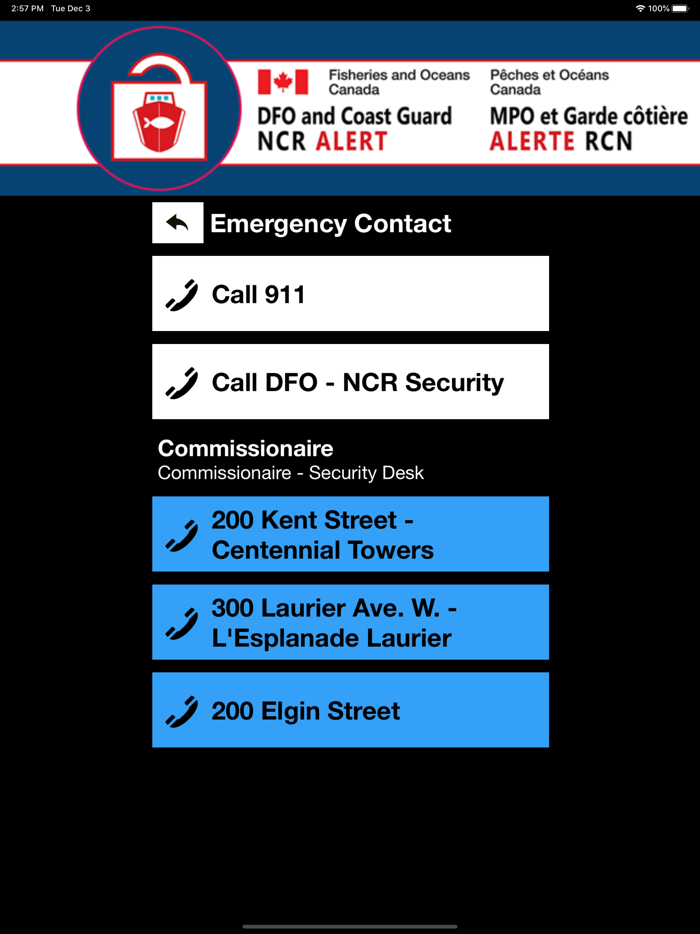 DFO NCR Alert