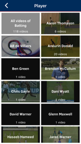 ECB Player Development screenshot