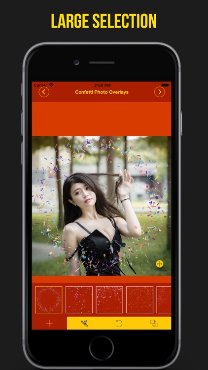 Confetti Photo Overlays