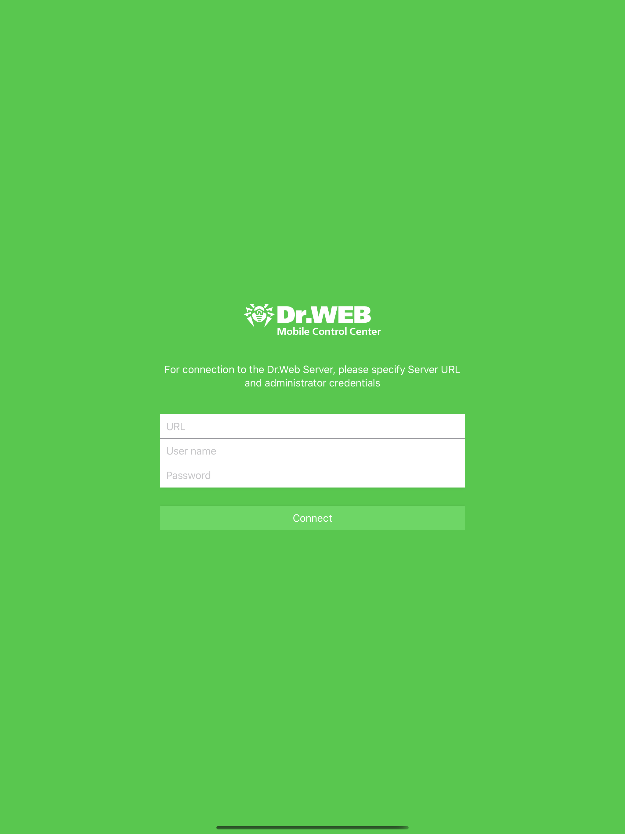 Dr.Web Mobile Control Center
