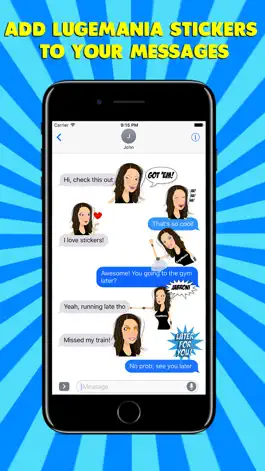 Game screenshot LugeMania Stickers apk