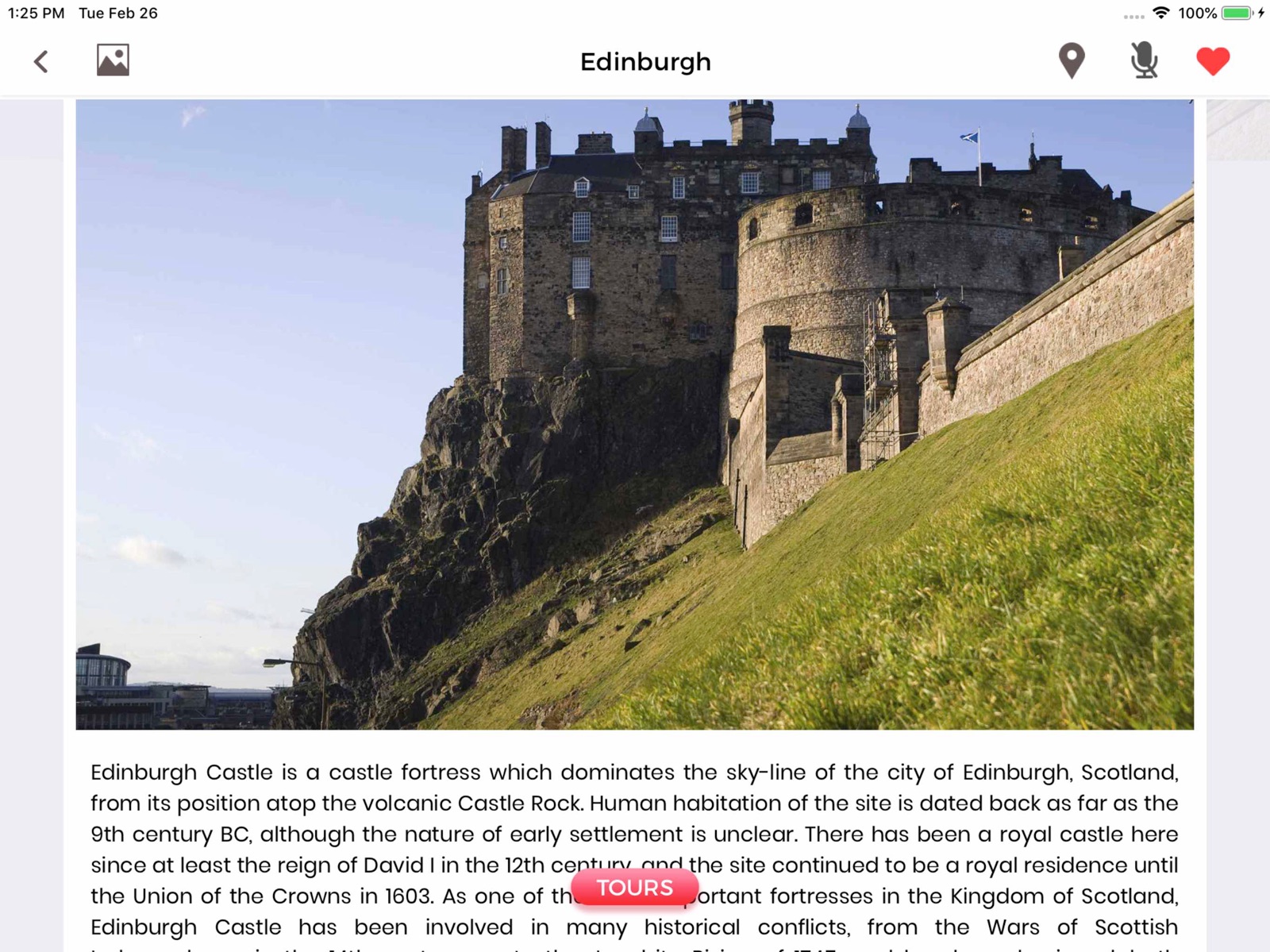 Edinburgh Travel Guide . ipad screenshot 4