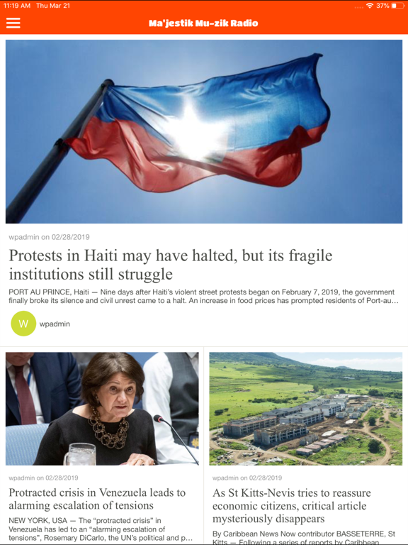 Majestik Muzik Radio iPad screenshot 5 - Music app