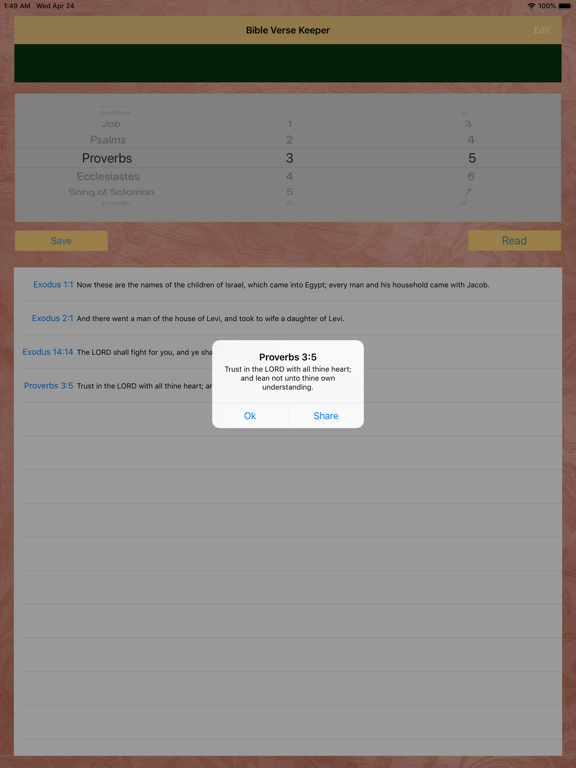 Screenshot #6 pour Bible Verse Keeper