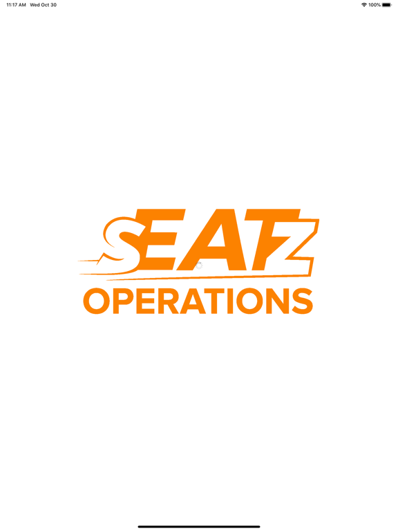 sEATz Operations iPad screenshot 1 - Food & Drink app