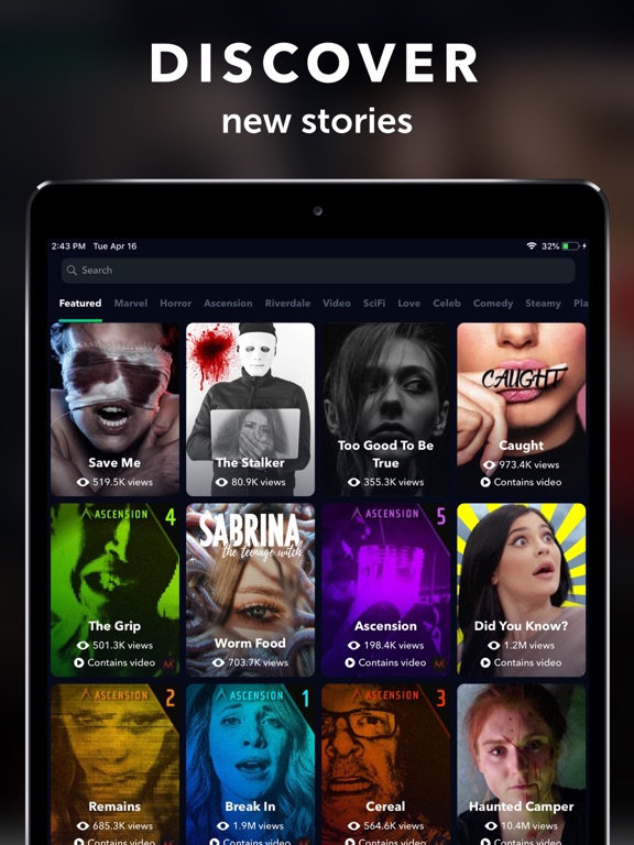Yarn Chat & Text Stories App voor iPhone, iPad en iPod touch