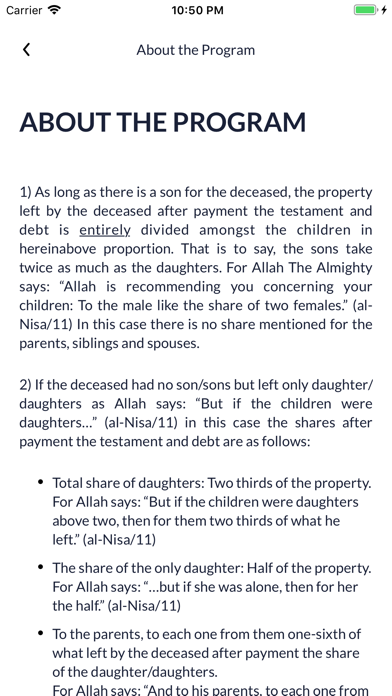 Islamic Inheritance-Calculator Screenshot