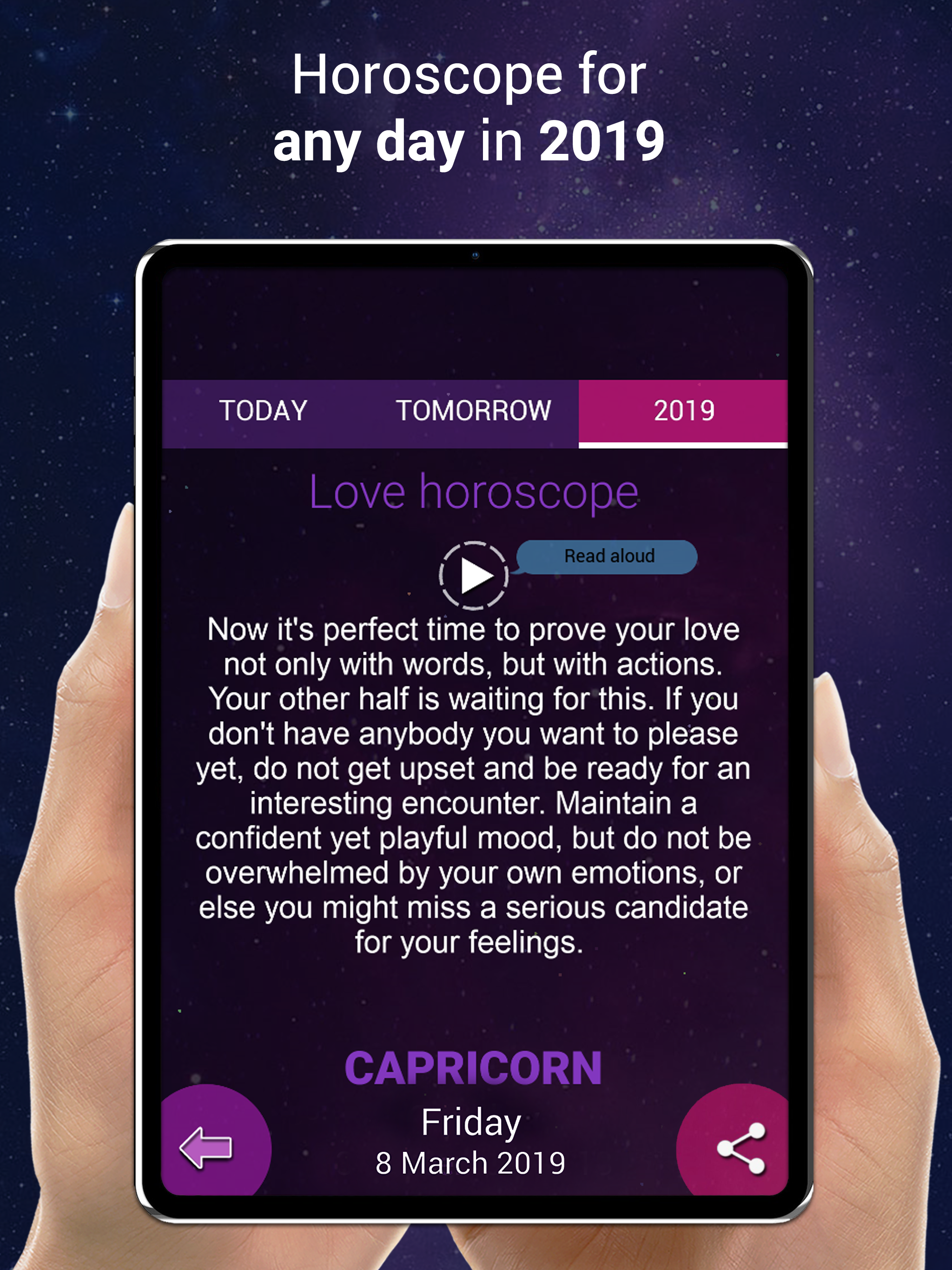 Horoscope Venus for women 2019 screenshot 10
