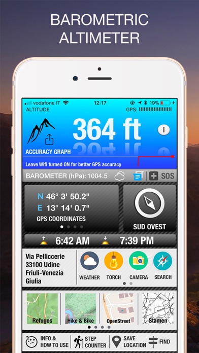 Altimeter GPS & Barometer Screenshot