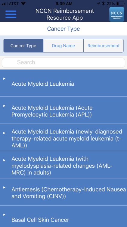 NCCN Reimbursement Resource