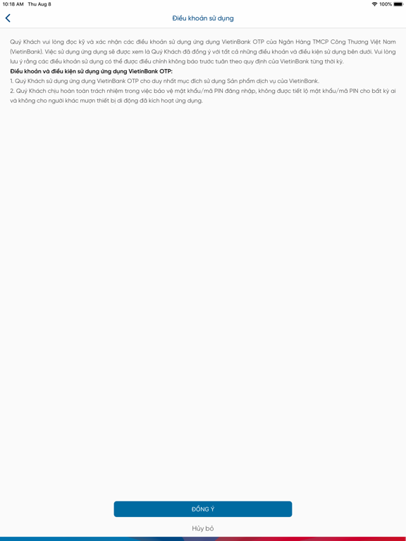 Screenshot #5 pour VietinBank OTP