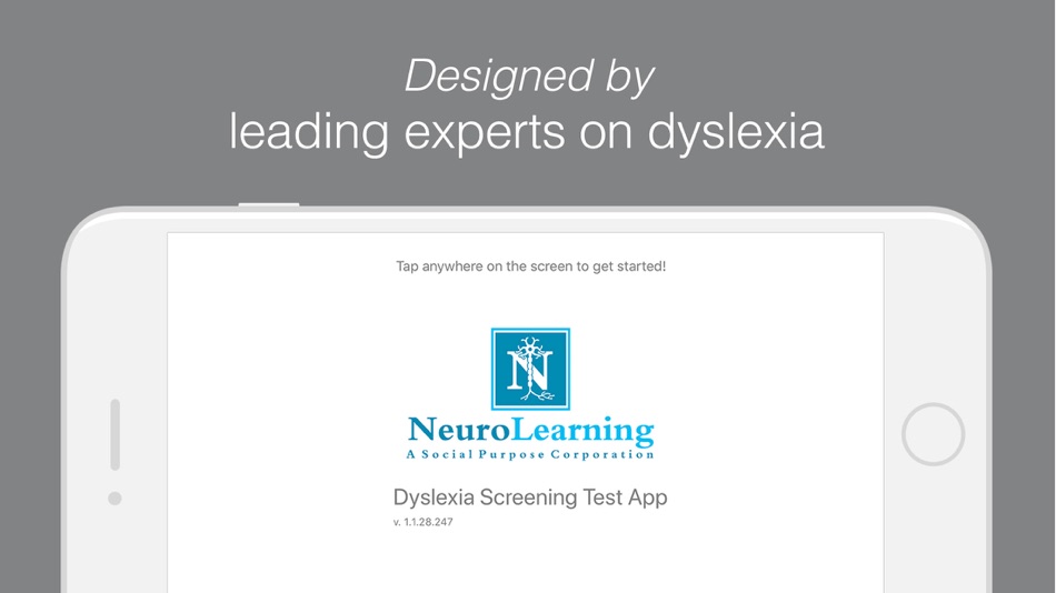 #3. Dyslexia Screening Test App (iOS) 由: Neurolearning