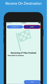 Direct Transfer Contacts/Files screenshot