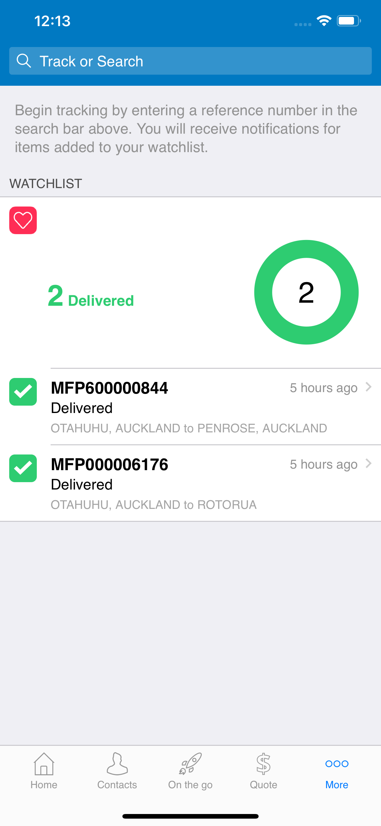 Mainfreight screenshot 4