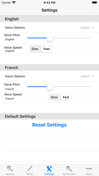 French Dictionary English Screenshot