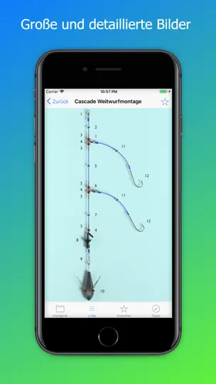 Screenshot von MyRigs - Montagen Für Angler auf dem iPhone 5