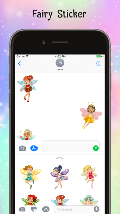 How to cancel & delete Fairy Stickers-Colorful Emojis from iphone & ipad 4