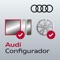Con esta aplicación podrás configurar tu Audi para los modelos A1, A3, A4, A5, A6, A7, A8, TT, Q2, Q3, Q5, Q7 y R8, así como los modelos S y RS