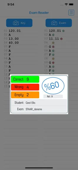 Game screenshot Exam Reader-Optical Test Grade mod apk