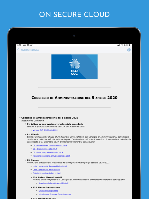 AWDoc 2020 iPad screenshot