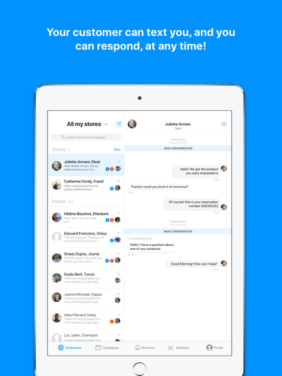 Instaply iPad screenshot 3 - Business app