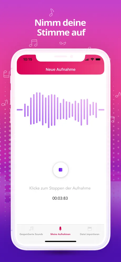 Lustiger Stimmenverzerrer