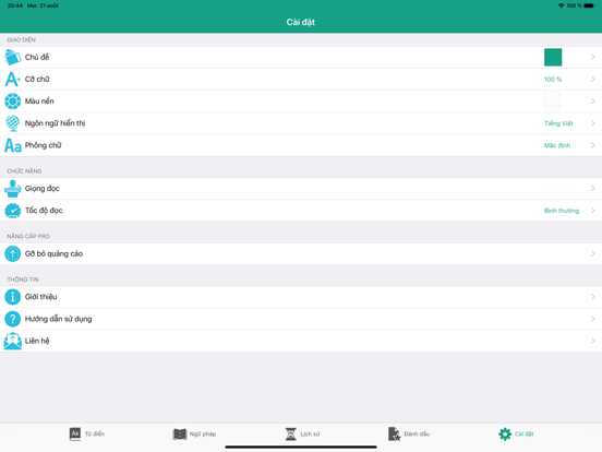 Từ điển Anh Việt (TygonDict) iPad screenshot