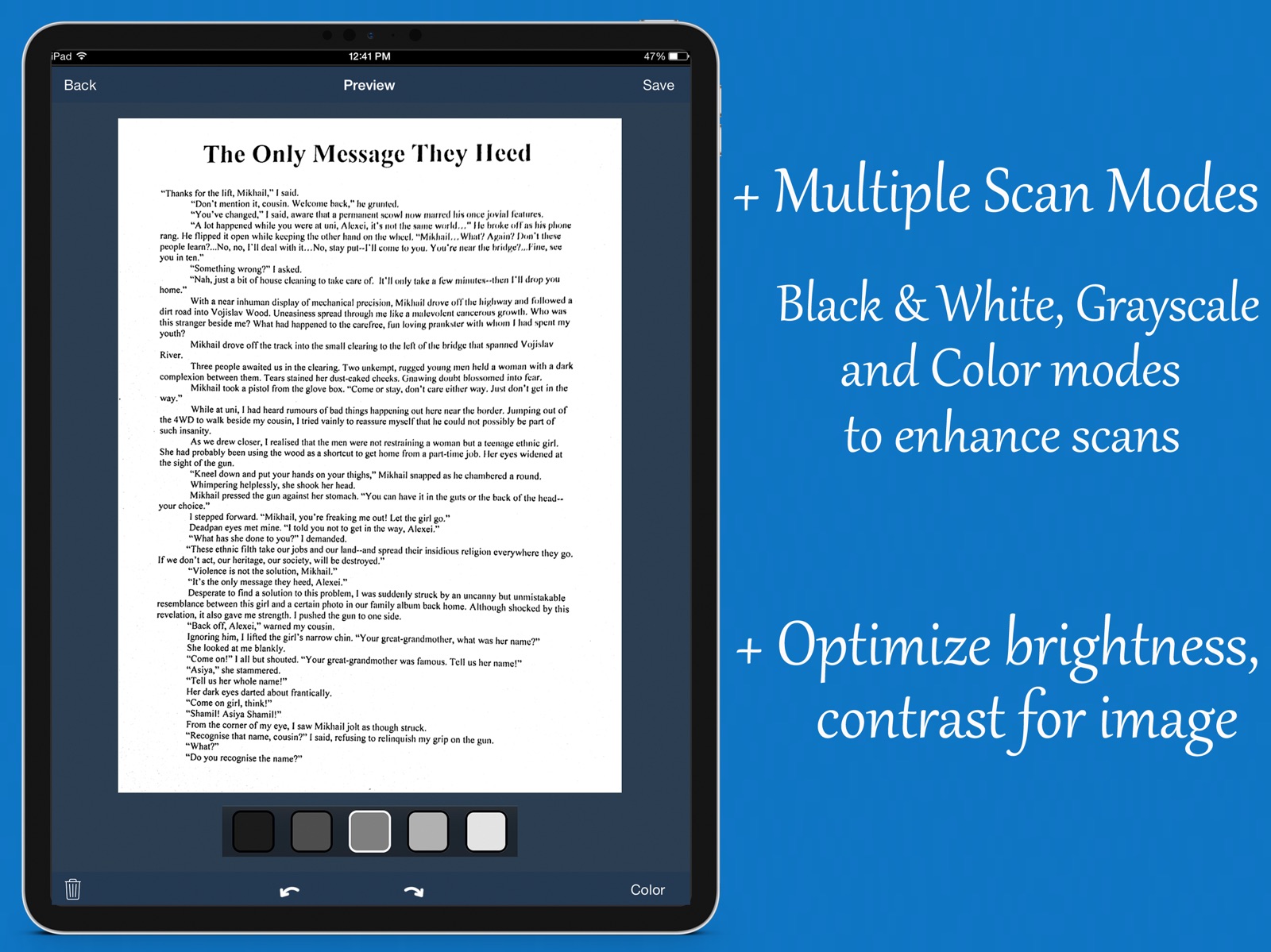 Fast Scanner - PDF Doc Scan ipad screenshot 3