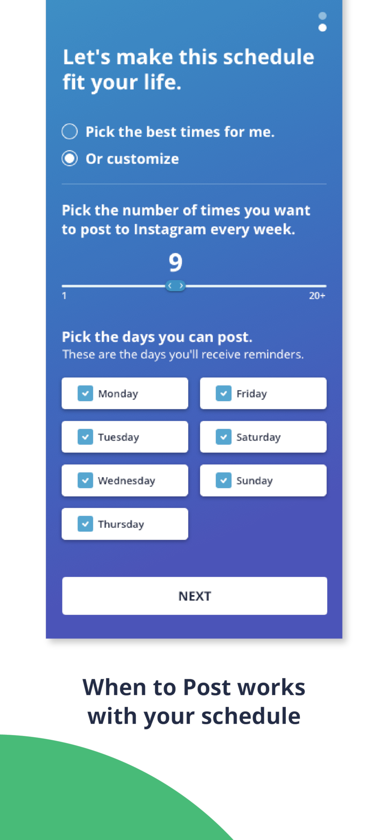 WhenToPost: Best Times to Post screenshot 5