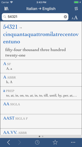 Collins Italian-English screenshot