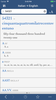 Collins Italian-English screenshot 3