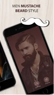 man mustache beard editor iphone screenshot 1