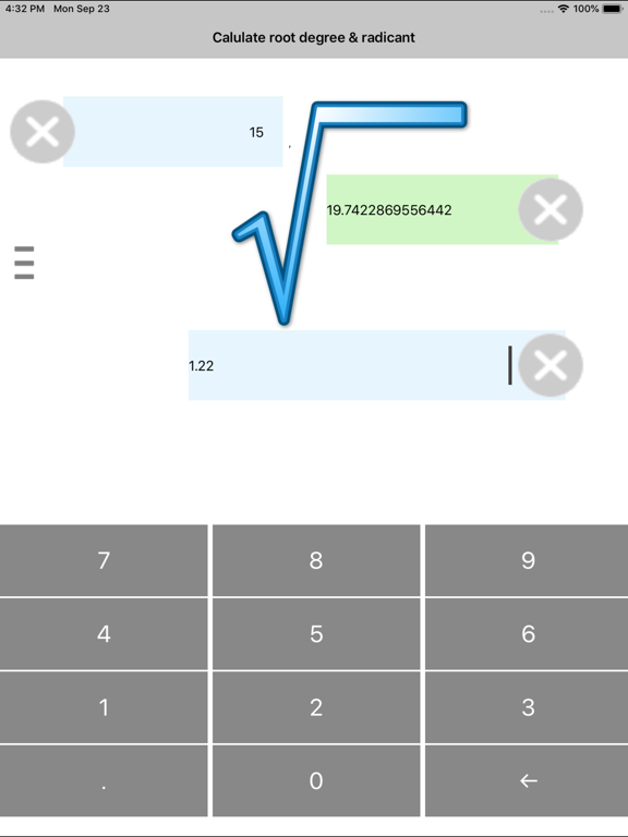 Screenshot #5 pour Root Calculator root,cube,-nth