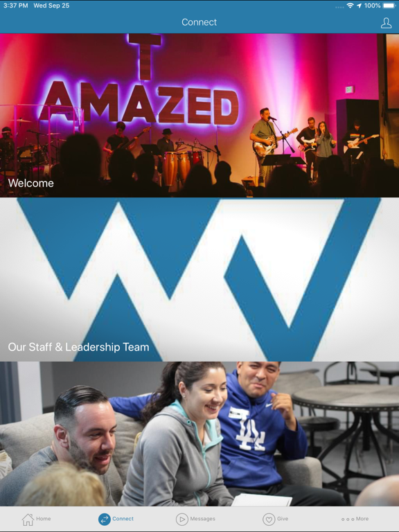 West Valley Christian Church iPad screenshot 2 - Lifestyle app