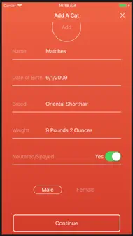 Cornell Vet Purrfect Weight iphone bilder 2