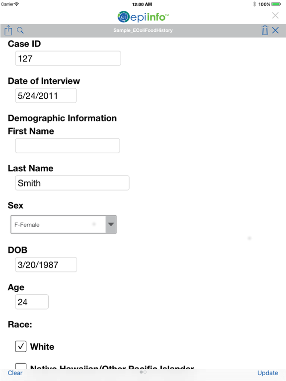 Screenshot #5 pour Epi Info Companion