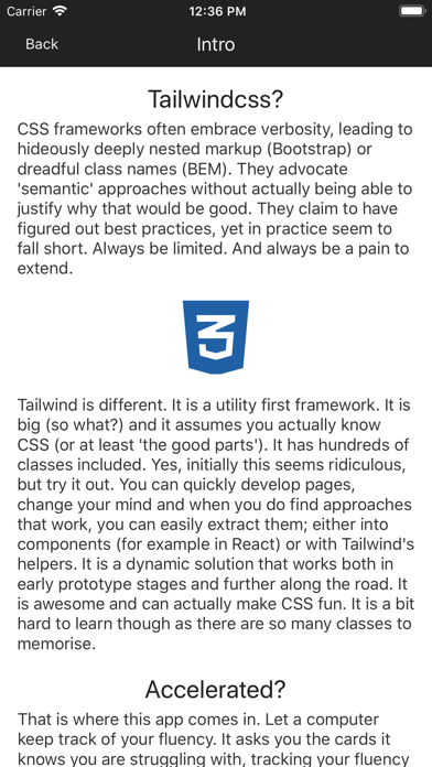 Screenshot #5 for Tailwindcss Flashcards