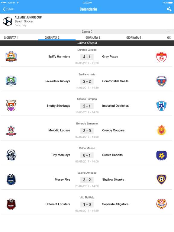 Beach Soccer Ostia iPad screenshot 3 - Sports app